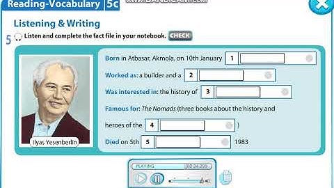 Excel 5 module 5 p63 ex5 listening Ilyas Esenberlin