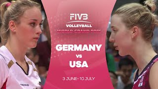 Germany v USA highlights - FIVB World Grand Prix