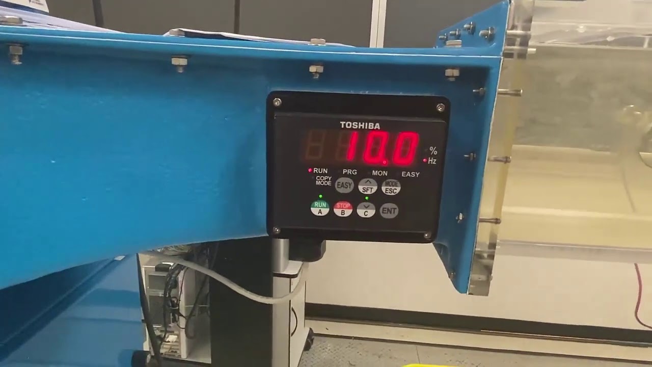 Overview water tunnel control