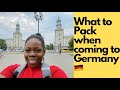 What to pack to study abroad in germany  packing checklist for germany