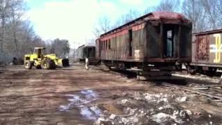 Information Railway Post Office Car Tipping at Saybrook Guide