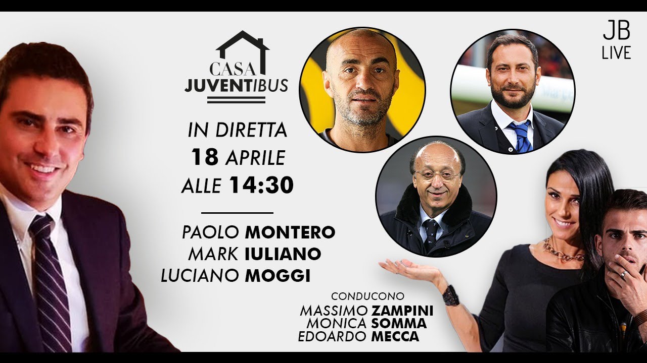 MONTERO, MOGGI e IULIANO a CASA JUVENTIBUS