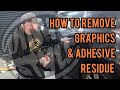 gum gone - how to remove vehicle graphics &amp; sticky adhesive residue