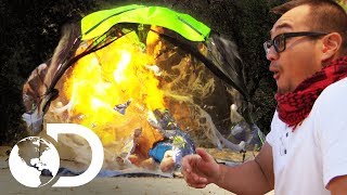 ¡Gas explosivo! | Mythbusters: Los cazadores de mitos | Discovery Latinoamérica