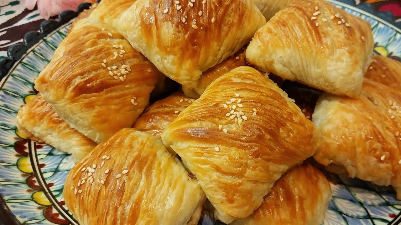 QAVAT QAVAT BO'LIB CHIQADIGAN SOMSA TAYYORLASH! BARCHA SIRLARI BILAN