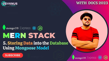 Storing Data into the Database Using Mongoose Model | Mern Stack Tutorial in Hindi 2023 #5