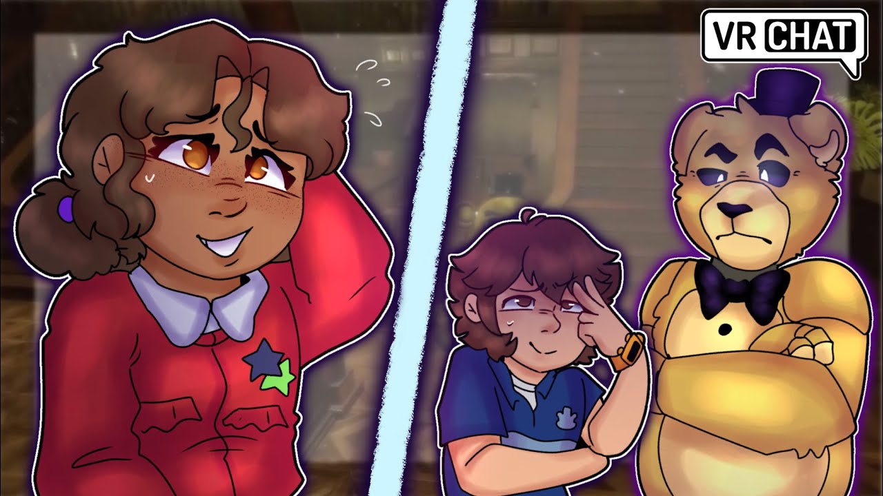 Gregory's GIRLFRIEND Meets GOLDEN FREDDY in VRChat