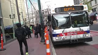 SEPTA buses #8093 D40LF 2005 New Flyer & #701 XHE40 2024 New Flyer