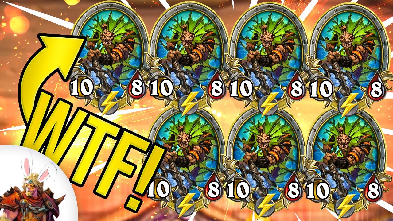 I can't believe this happened... (7 golden Shellementals on board) | Hearthstone Battlegrounds