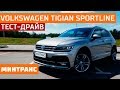 Тест-драйв Volkswagen Tiguan Sportline: заряженный немец! Минтранс.