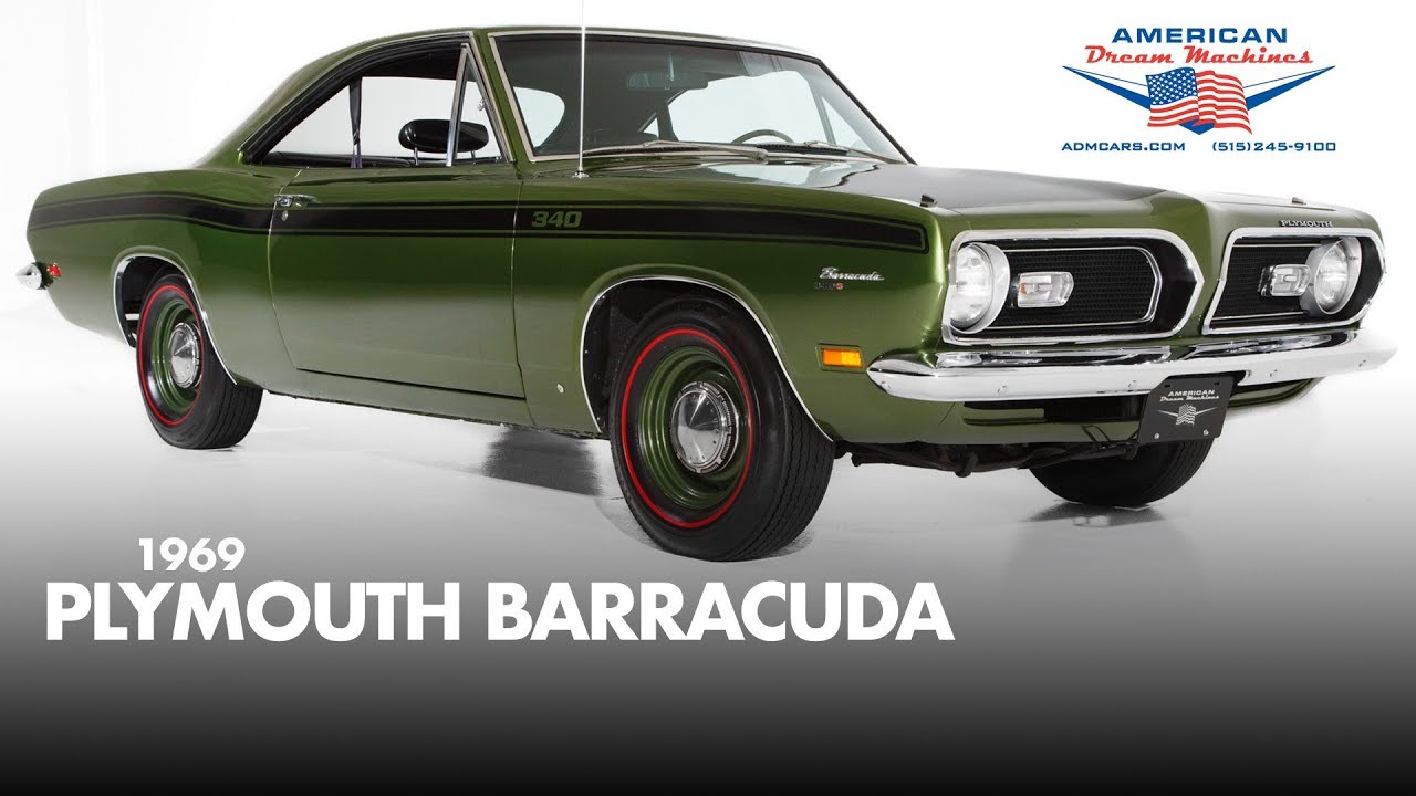 1969 Plymouth Barracuda Formula S Documented - For Sale - Green - Youtube