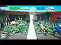 Franklin Blue Gang &amp; Shinchan Green Gang 24 Hrs Money Collection Challenge In GTA 5!