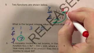 Famous NC Math 1 Released question 5 (released 2018 - 2019) Wealth