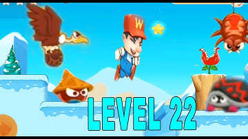 Super Bino Go Jump and Run  Game Start  Level 22 | (Android,ios free games) - Gameplay walkthrough