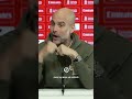 Pep Guardiola on Mikel Arteta not celebrating against Arsenal #shorts