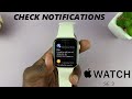 How To Check Notifications On Apple Watch SE 3