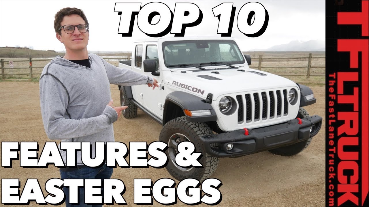 These Are The Top Ten Hidden Things Most People Don't See on the 2020 Jeep  Gladiator! - YouTube