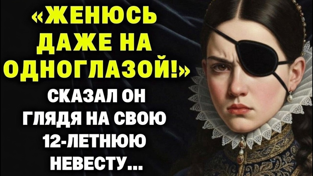 Mă însor chiar și cu o chioară, doar ca regele să fie mulțumit–a spus el, privind  mireasa de 12 ani