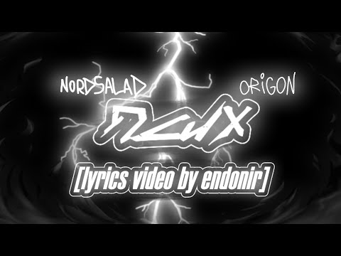 NordSalad, ORIGON ‐ псих [lyrics video by endonir]