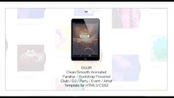 Duur - Music Band Musicians & DJ's HTML Template | Themeforest Download  - Durasi: 9:47. 