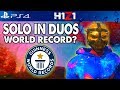 🥇H1Z1 PS4 Solo in Duos World Record!? H1Z1 Playstation 4 Gameplay