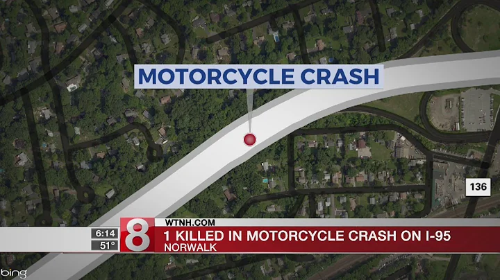 1 killed in motorcycle crash on I-95 in Norwalk