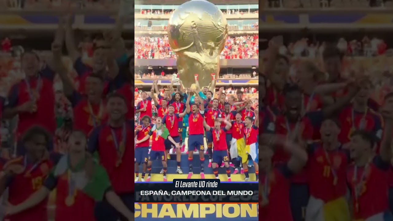 El Levante presenta su regalo para los campeones del mundo