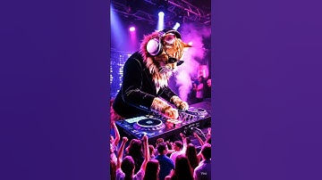 #aivideo #music #dj #remix #hiphop #cat #veo3