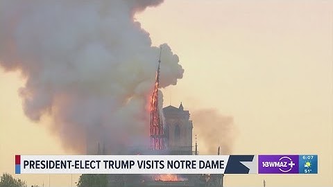 Trump visits Paris for re-opening of Notre Dame Cathedral, meets with world leaders