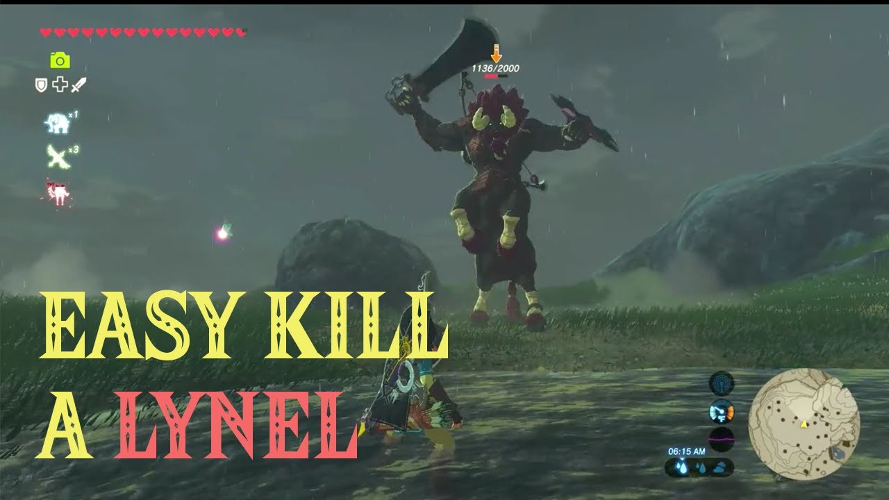 Zelda BOTW Easy Kill A Lynel How To Beat Lynel Easily YouTube zelda-botw-easy-kill-a-lynel-how-to-beat-lynel-easily-youtube