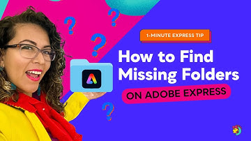 Adobe Express HACK: Find Your Missing Folders