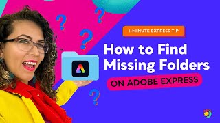 Adobe Express HACK: Find Your Missing Folders