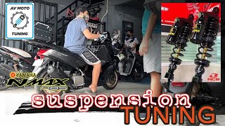 NMAX REAR SUSPENSION TUNING by AV MOTO | RCB VD Series | Things to consider when adjusting your shox