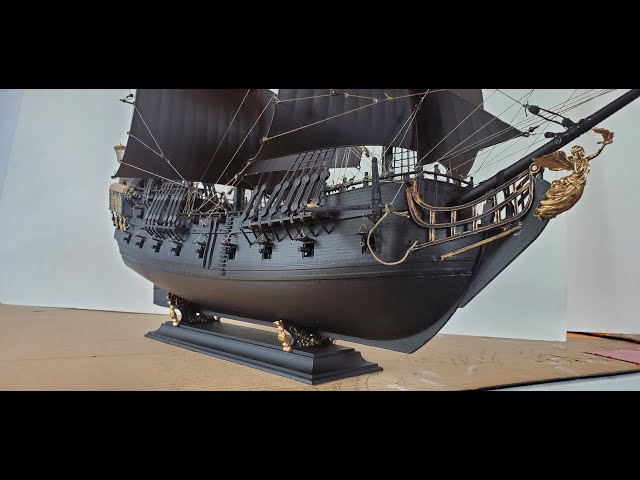 The Black Pearl Pirate Ship Model