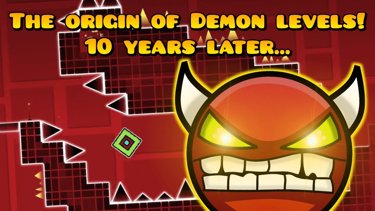 THE FIRST DEMON LEVEL EVER MADE!!! Geometry dash Demon Park by M2CoL