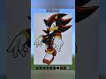 I Built SONIC in Minecraft Pixel Art ⚡💙 #shorts