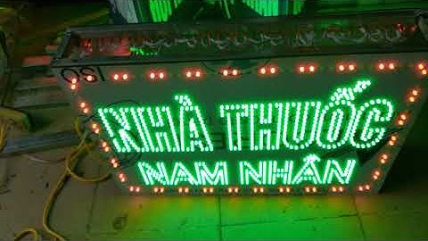 bien led vay nha thuoc