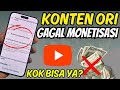 Waduh‼️Konten Original Gagal Monetisasi Akibat Konten Berulang dan Konten Yang Digunakan Ulang