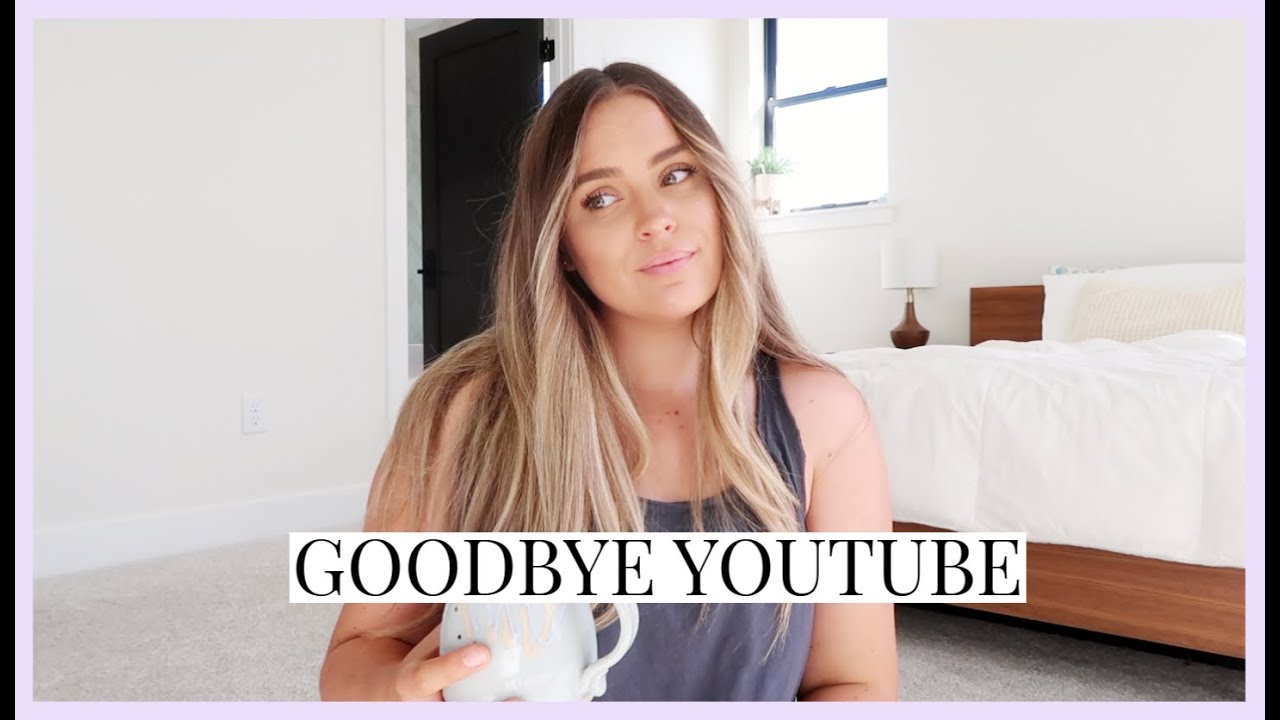 why I quit my youtube channel - YouTube