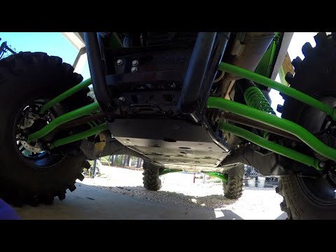 Update Kawasaki KRX 1000 - Full Access UTV Transmission skid plate installation