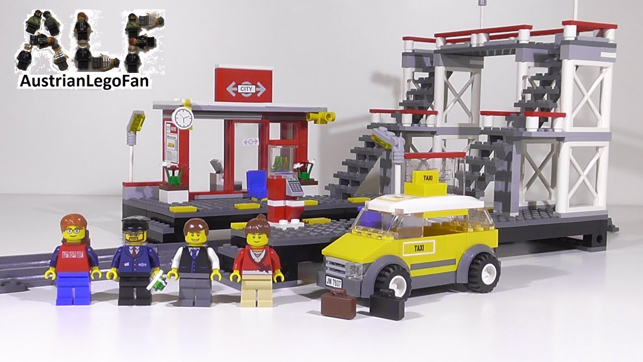 Lego City 7937 Train / Bahnhof - Lego Speed Review YouTube