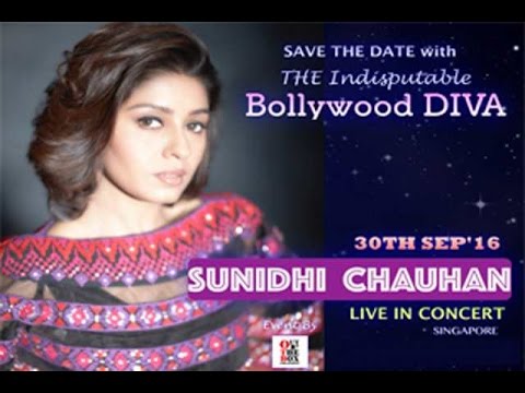 Sunidhi Chauhan Live In Singapore Moments