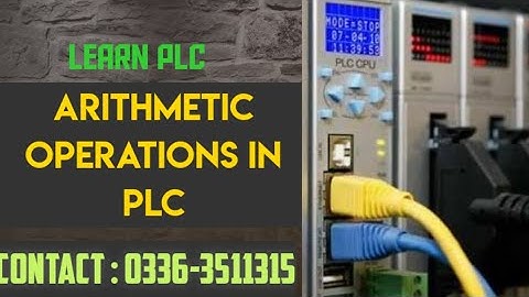 Math Functions in PLC | Arithmetic  Operations in PLC