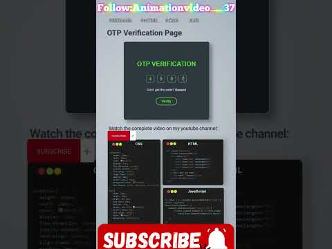 OTP Verification Page