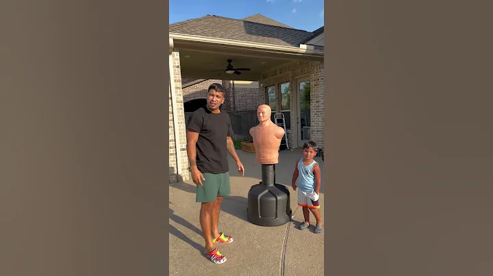 Mom catches dad teaching son how to fight #shorts