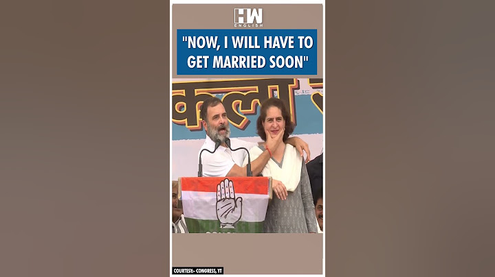 #Shorts | "Now, I will have to get married soon" | Rahul Gandhi | Raebareli | Priyanka Gandhi