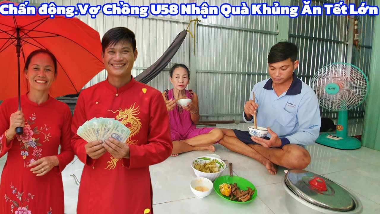 Chấn động.Vợ U59 Chồng U28 Nhận Quà Khủng Ăn Tết Lớn 