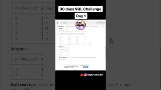 🚀Day 1 of 30 Days SQL Challenge 🚀