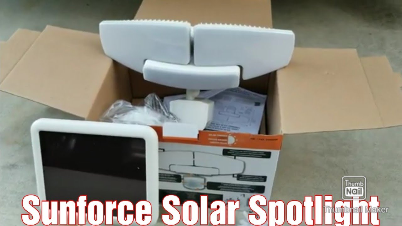 SunForce Solar Spotlight 2020