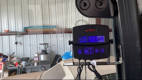 Round Baler  moisture tester install